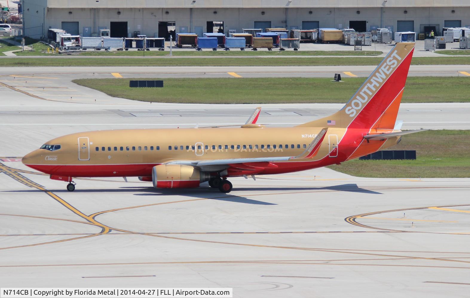 N714CB, 1998 Boeing 737-7H4 C/N 27848, Southwest