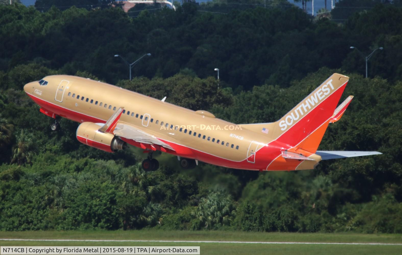 N714CB, 1998 Boeing 737-7H4 C/N 27848, Southwest