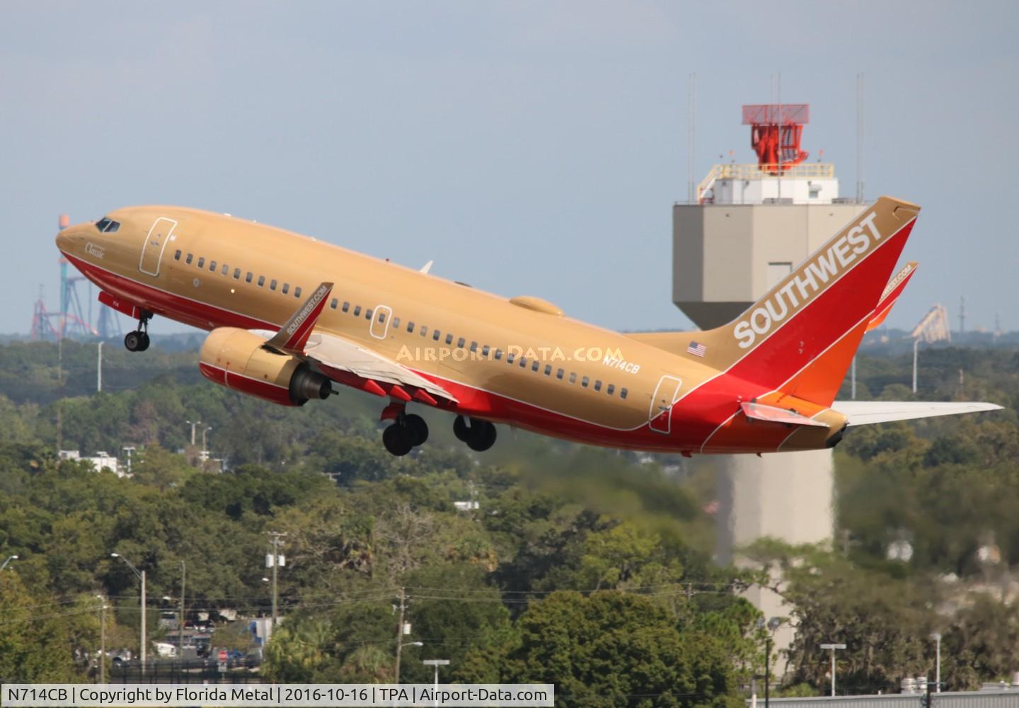 N714CB, 1998 Boeing 737-7H4 C/N 27848, Southwest
