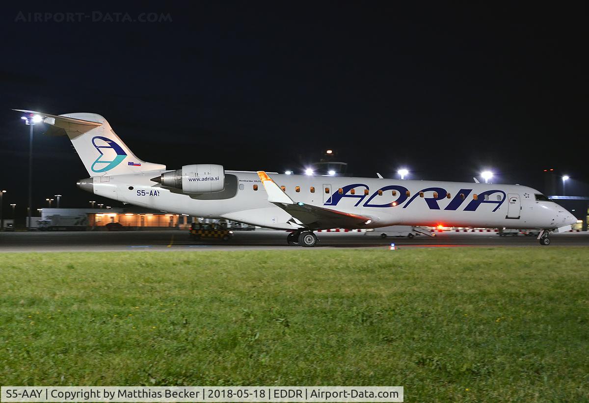 S5-AAY, 2003 Bombardier CRJ-701ER (CL-600-2C10) Regional Jet C/N 10080, S5-AAY