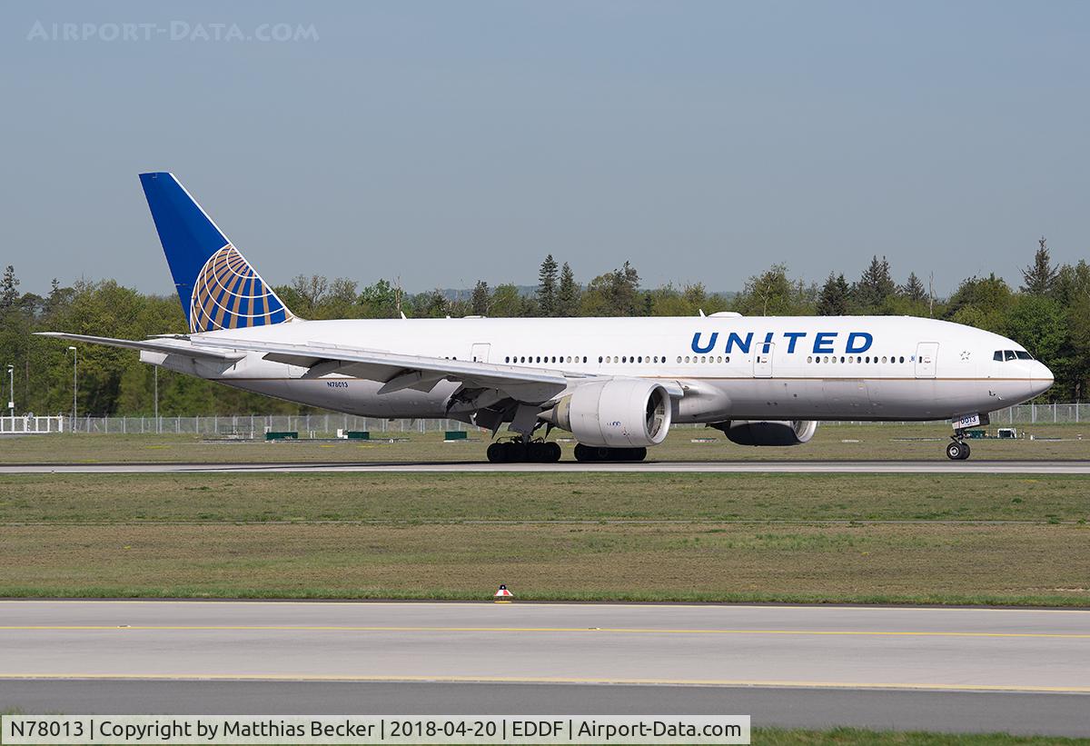 N78013, 1999 Boeing 777-224 C/N 29861, N78013