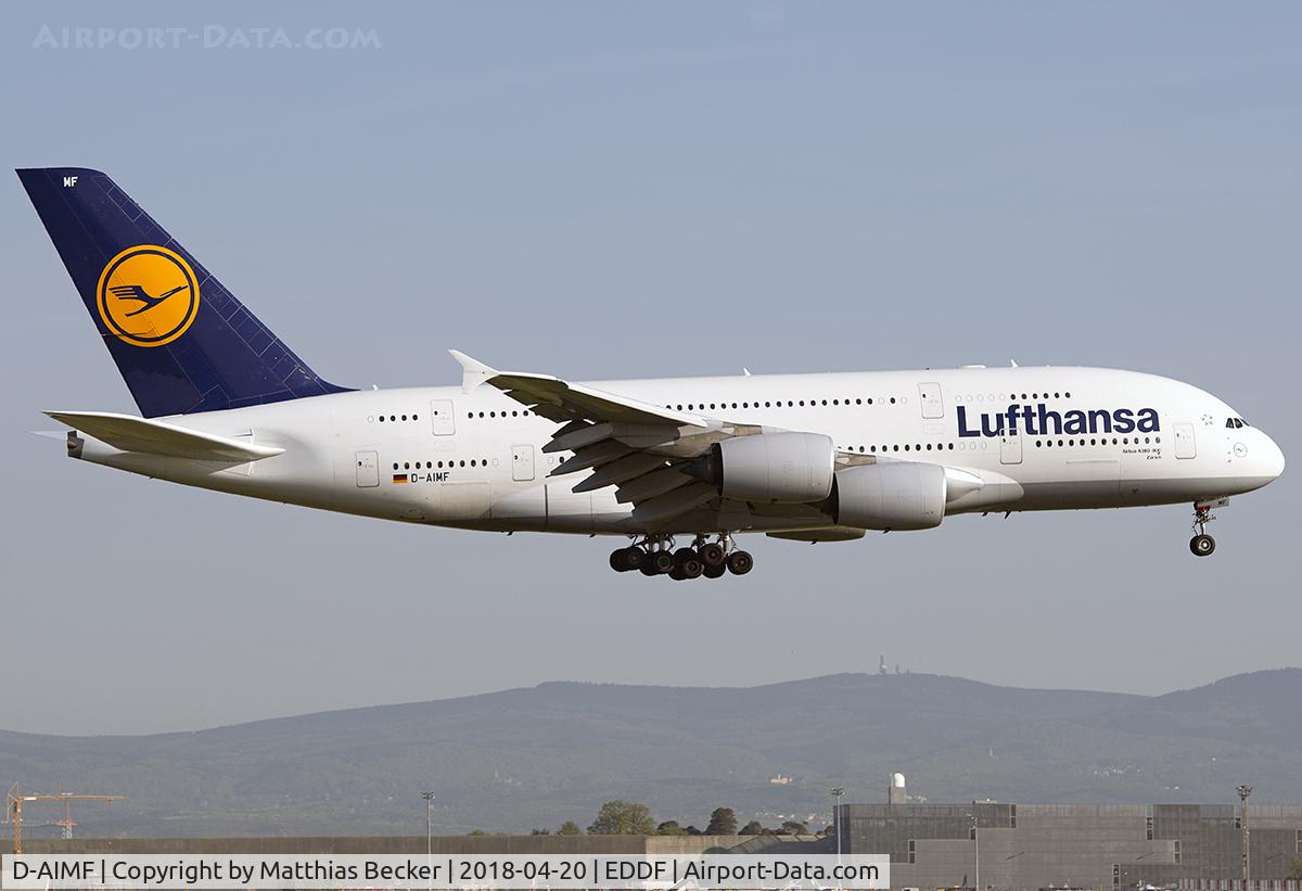 D-AIMF, 2011 Airbus A380-841 C/N 066, D-AIMF