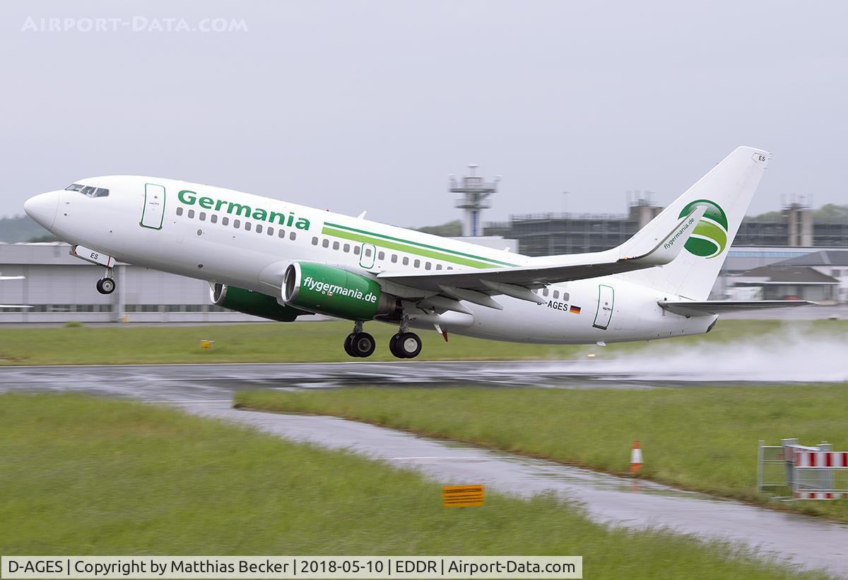 D-AGES, 1998 Boeing 737-75B C/N 28108, D-AGES