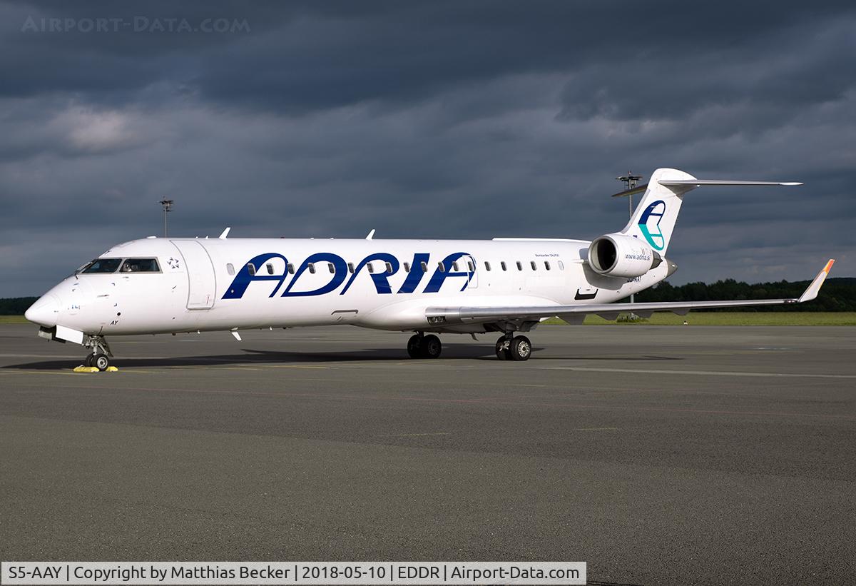 S5-AAY, 2003 Bombardier CRJ-701ER (CL-600-2C10) Regional Jet C/N 10080, S5-AAY