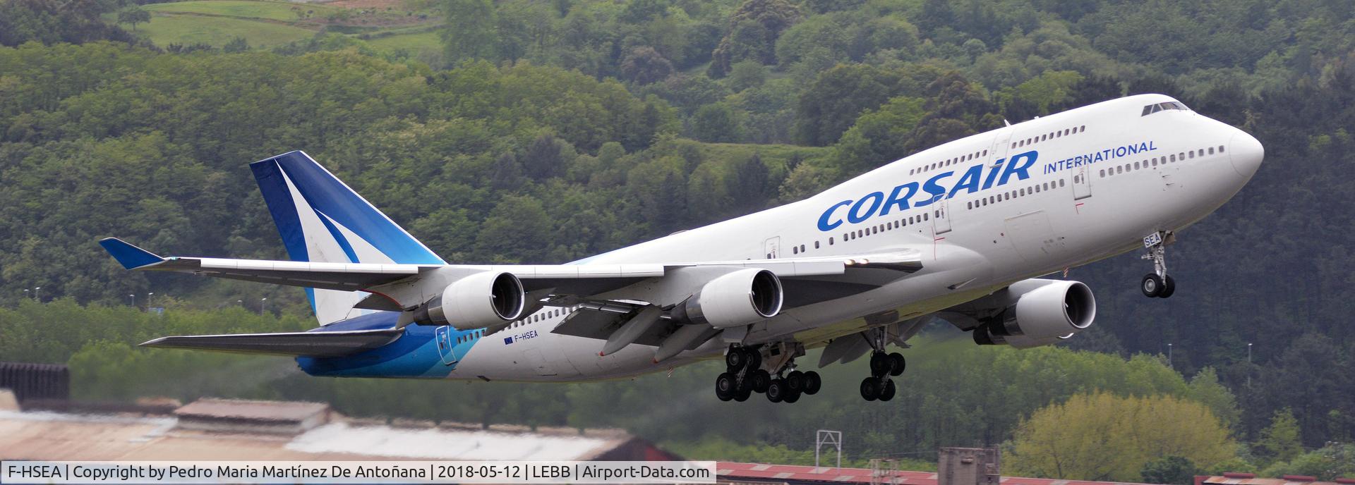 F-HSEA, 1992 Boeing 747-422 C/N 26877, Loiu - Bilbao - Euskadi - España