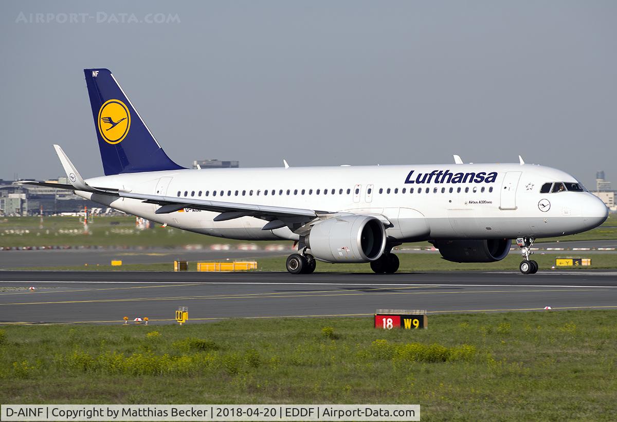 D-AINF, 2017 Airbus A320-271N C/N 7577, D-AINF