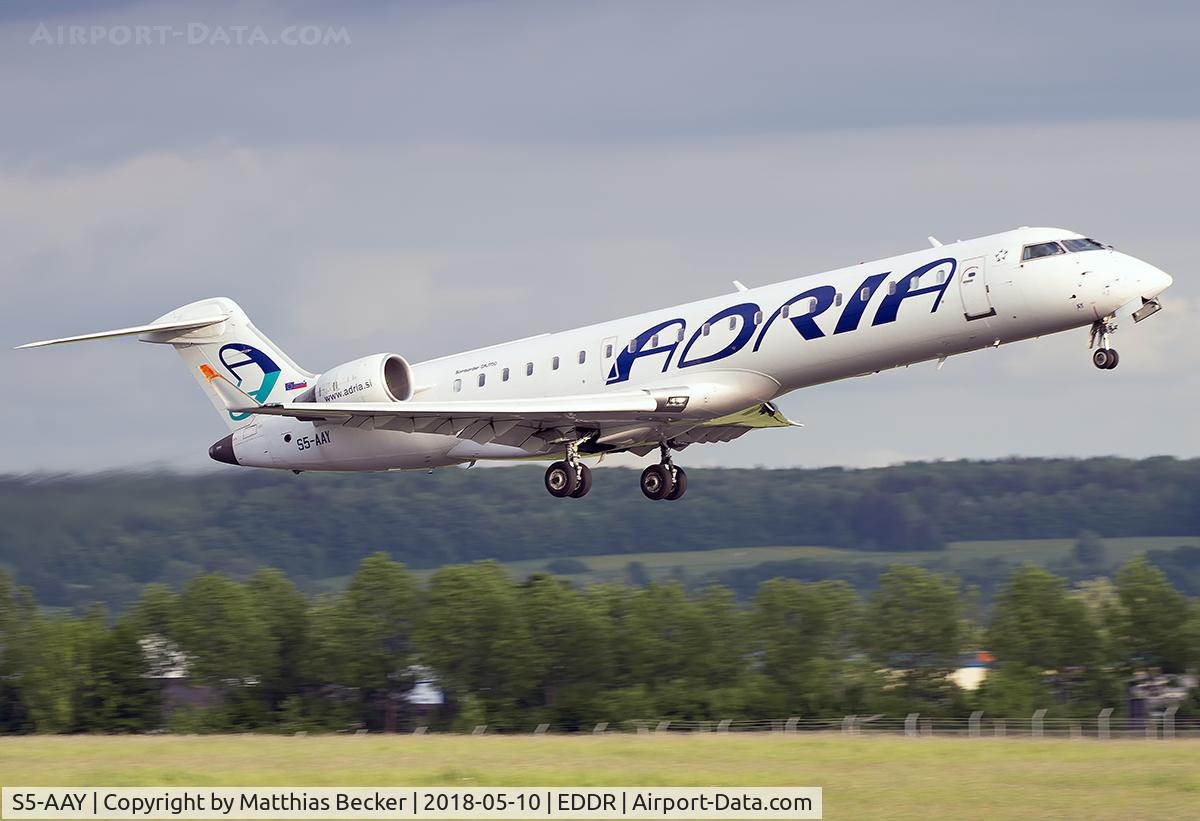 S5-AAY, 2003 Bombardier CRJ-701ER (CL-600-2C10) Regional Jet C/N 10080, S5-AAY