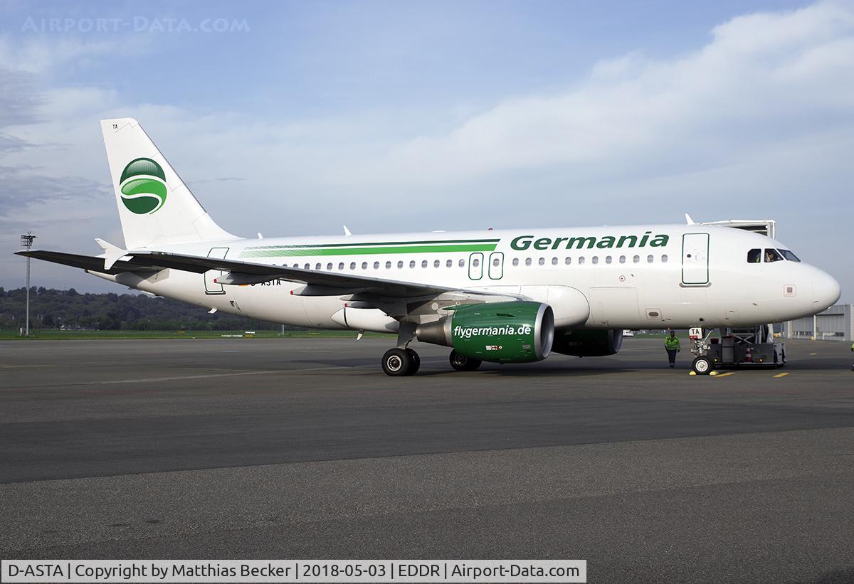 D-ASTA, 2011 Airbus A319-112 C/N 4663, D-ASTA