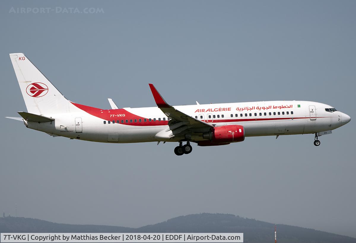 7T-VKG, 2011 Boeing 737-8D6 C/N 40861, 7T-VKG
