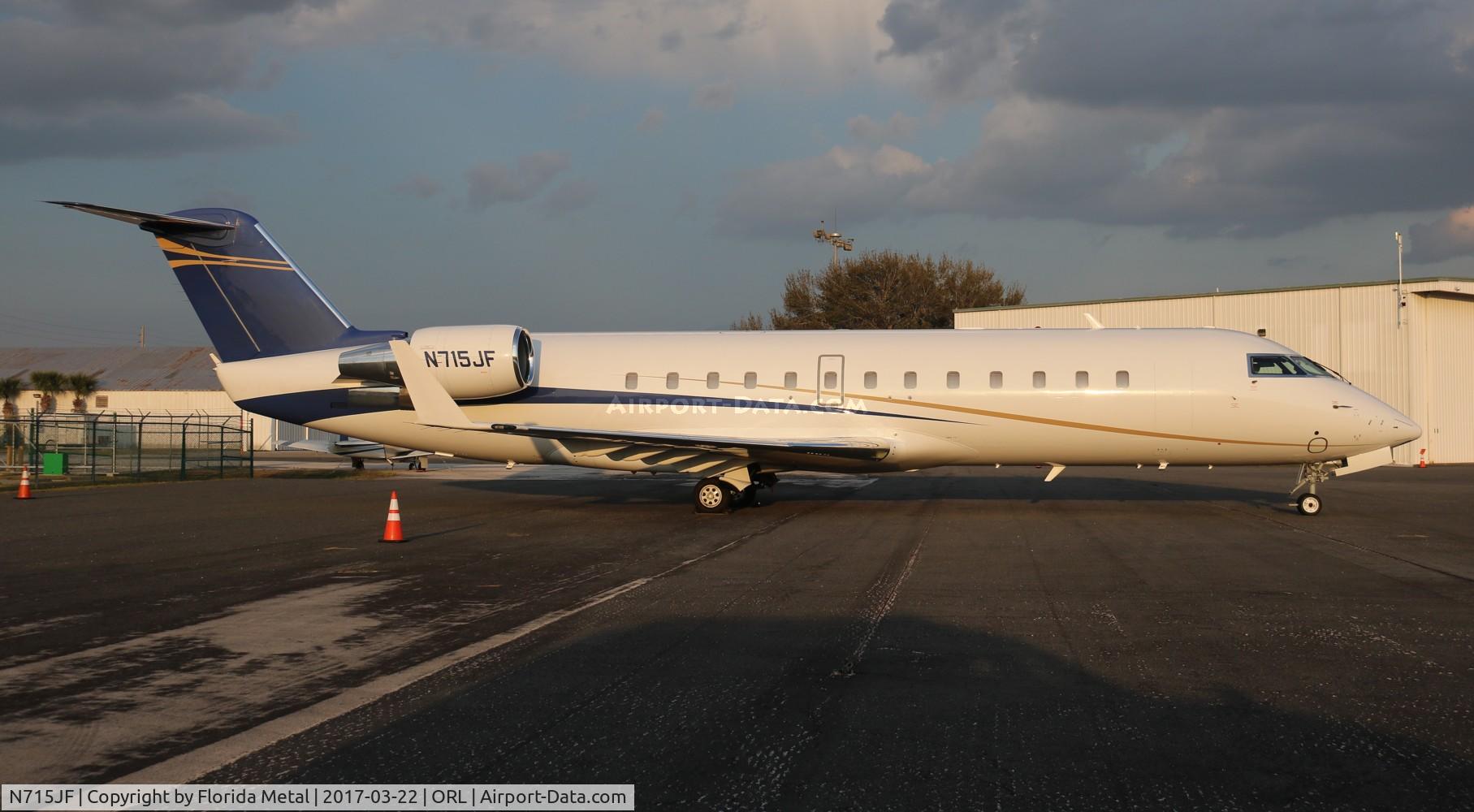 N715JF, 2008 Bombardier Challenger 850 (CL-600-2B19) C/N 8095, Challenger 850