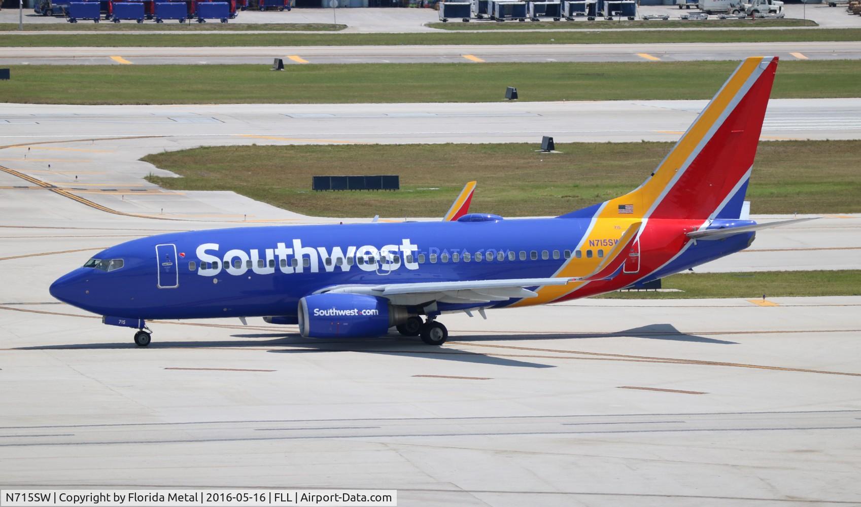 N715SW, 1998 Boeing 737-7H4 C/N 27849, Southwest