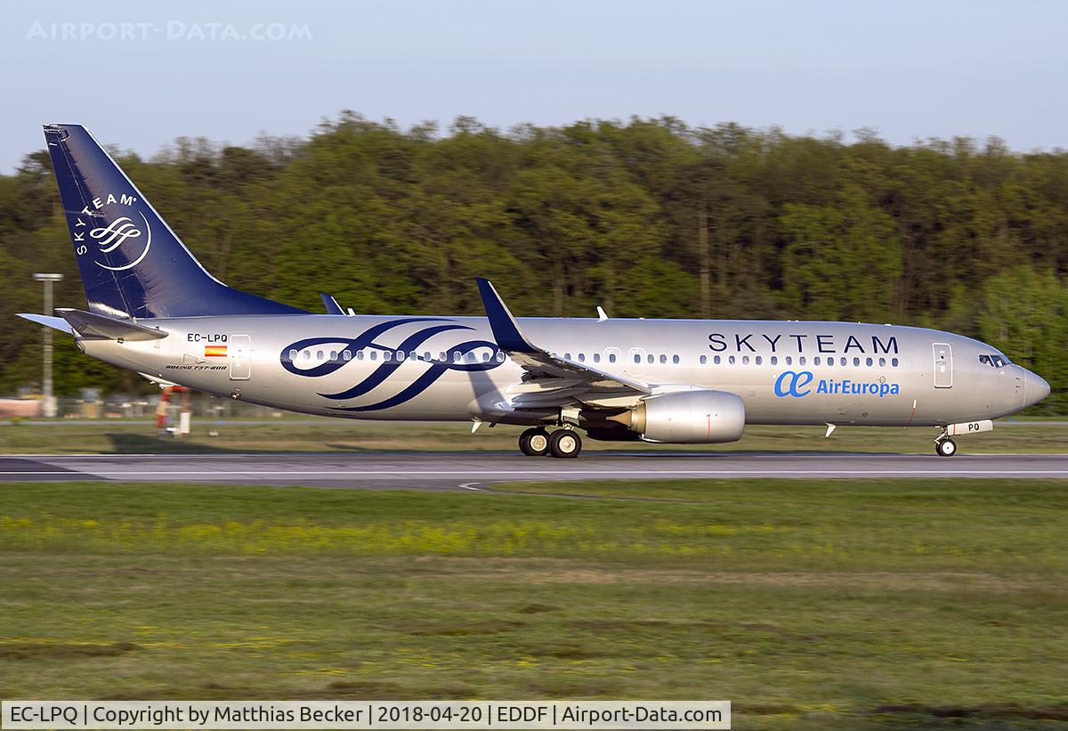 EC-LPQ, 2012 Boeing 737-85P C/N 35496, EC-LPQ