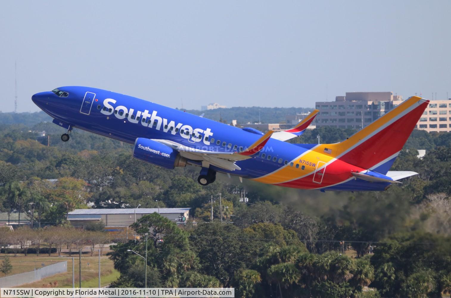 N715SW, 1998 Boeing 737-7H4 C/N 27849, Southwest
