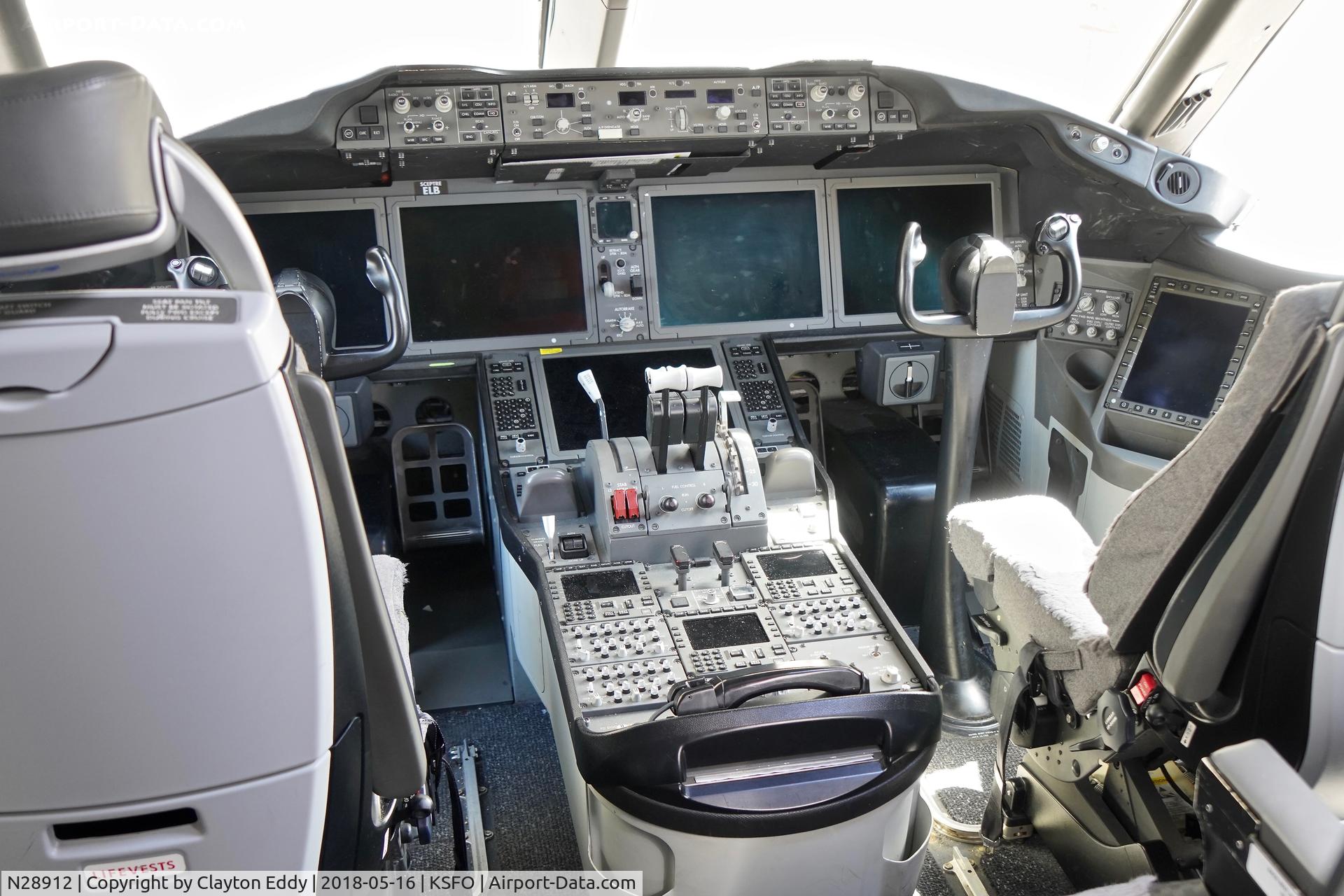 N28912, 2014 Boeing 787-8 Dreamliner C/N 34828, SFO 2018.