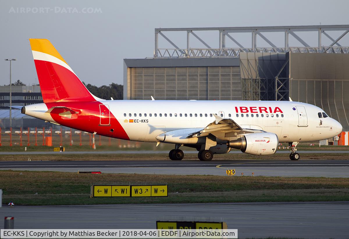 EC-KKS, 2007 Airbus A319-111 C/N 3320, EC-KKS