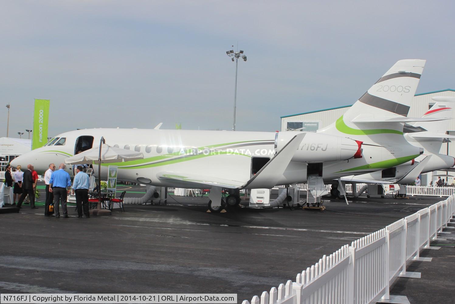N716FJ, 2013 Dassault Falcon 2000S C/N 716, Falcon 2000