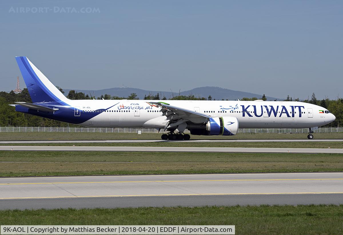 9K-AOL, 2017 Boeing 777-369/ER C/N 62569, 9K-AOL