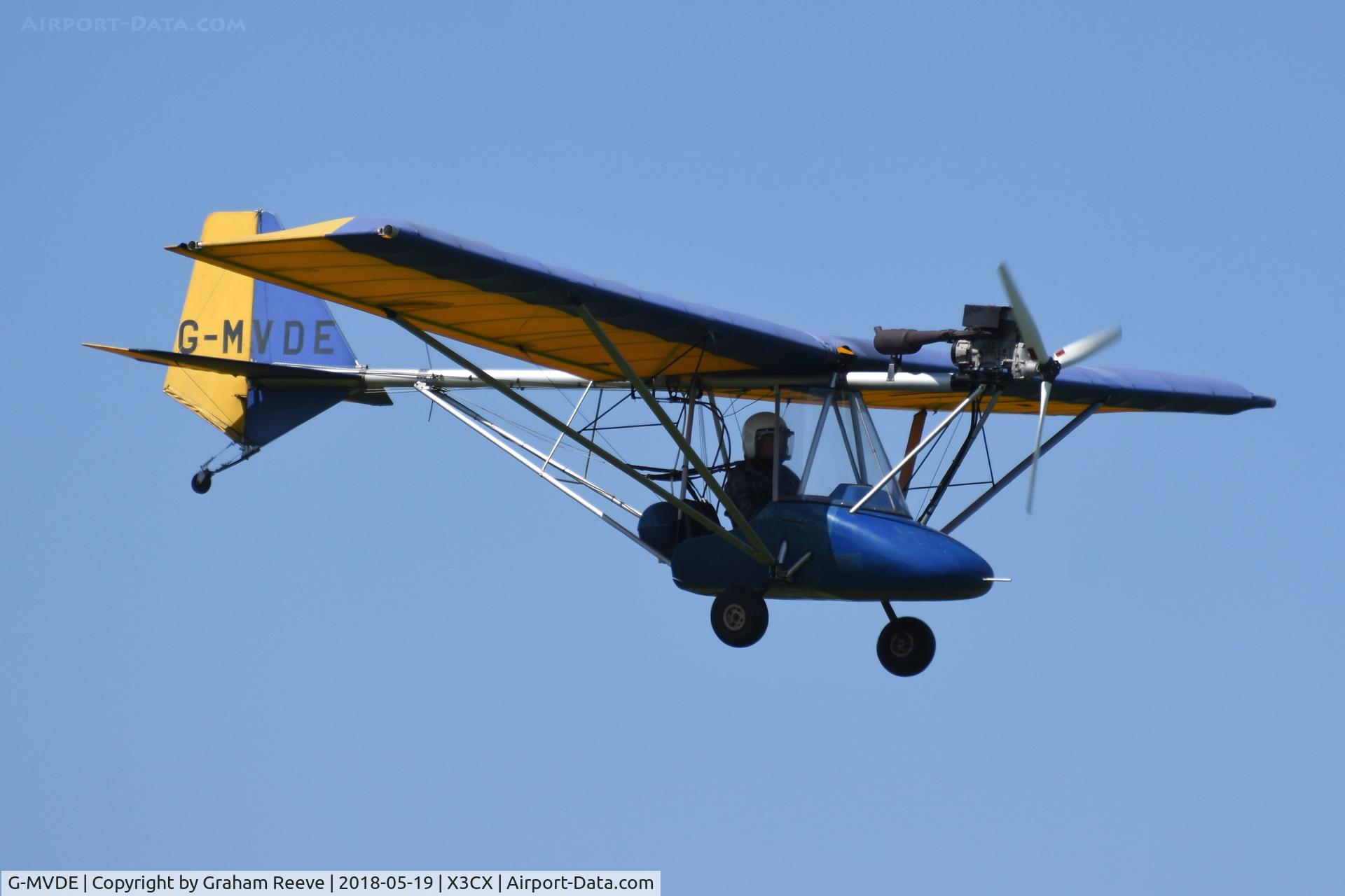 G-MVDE, 1988 Thruster TST MK1 C/N 8078-TST-087, Landing at Northrepps.
