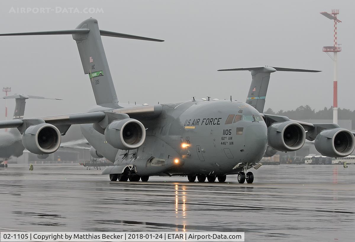 02-1105, 2002 Boeing C-17A Globemaster III C/N 50114, 02-1105