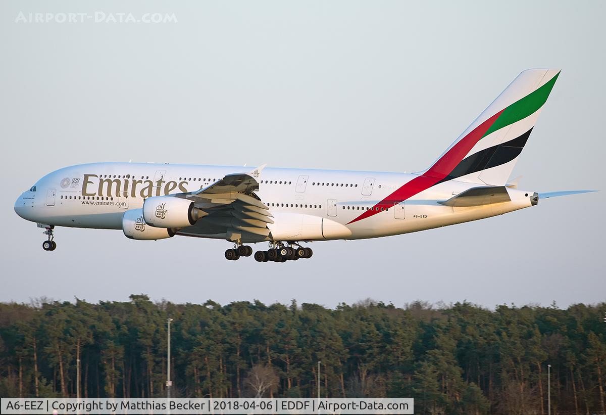 A6-EEZ, 2014 Airbus A380-861 C/N 158, A6-EEZ
