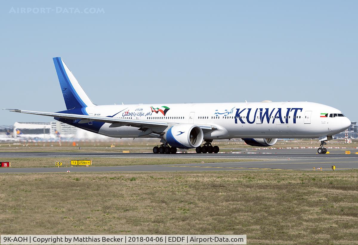9K-AOH, 2017 Boeing 777-369/ER C/N 62565, 9K-AOH