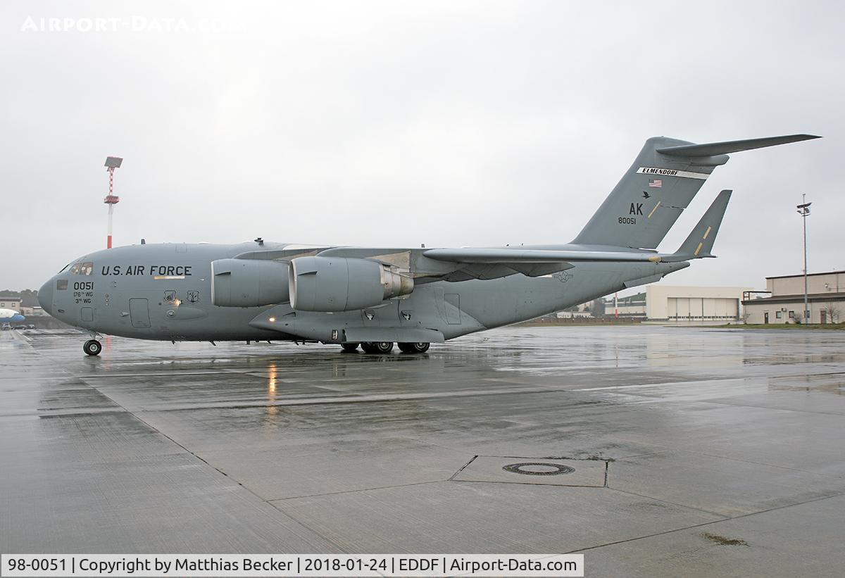 98-0051, 1999 Boeing C-17A Globemaster III C/N 50055/P-51, 98-0051
