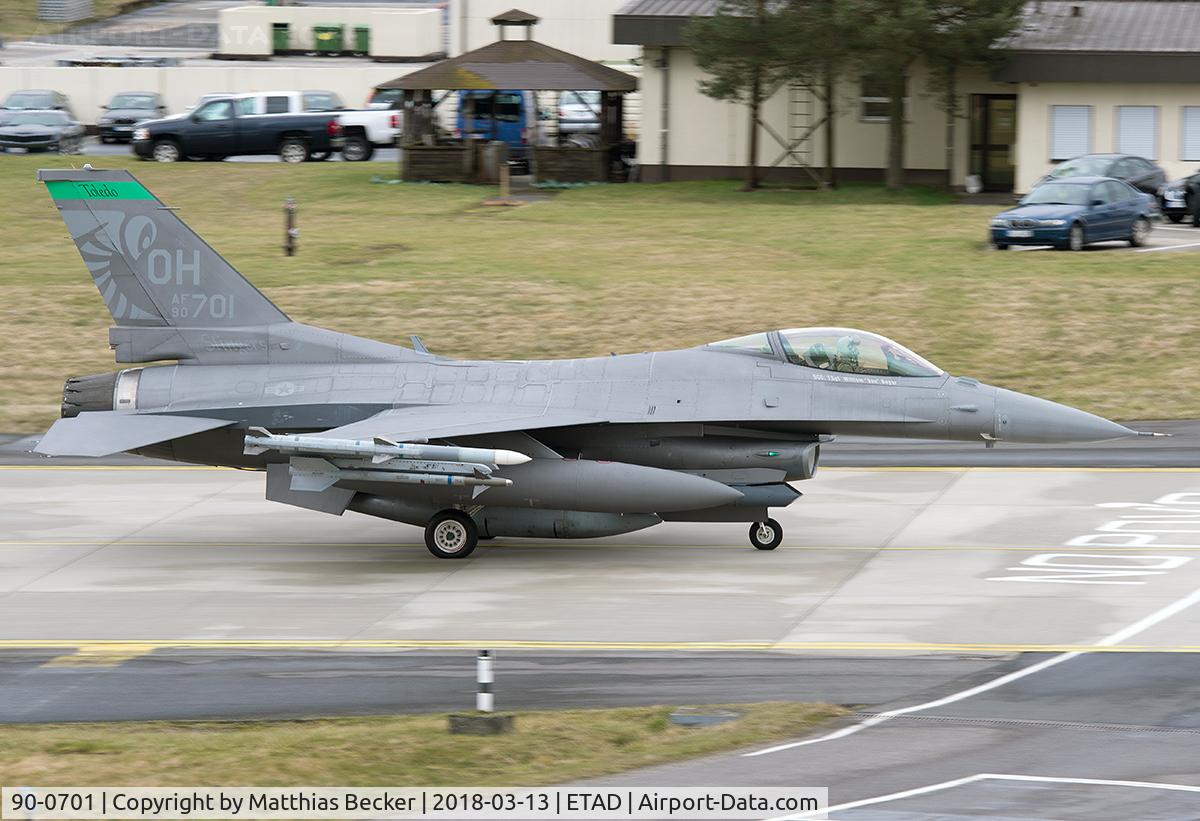 90-0701, 1990 General Dynamics F-16CM Fighting Falcon C/N 1C-309, 90-0701