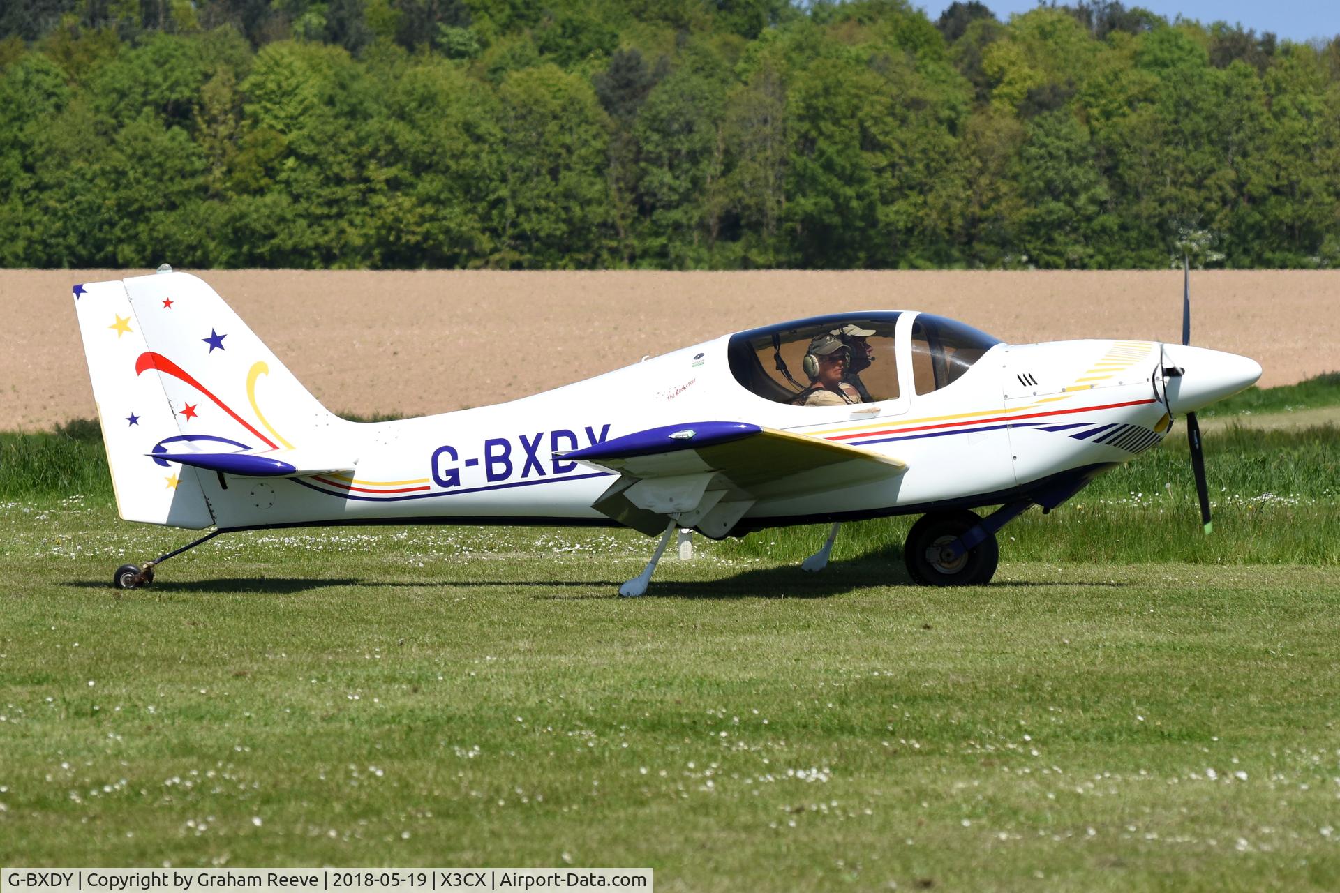 G-BXDY, 1997 Europa Monowheel C/N PFA 247-12914, Just landed at Northrepps.