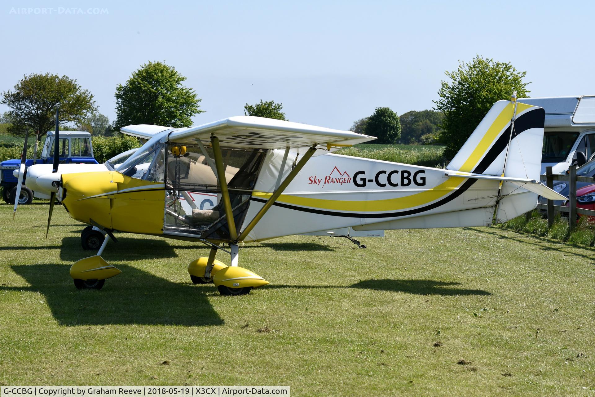 G-CCBG, 2002 Best Off Skyranger 912(2) C/N BMAA/HB/240, Parked at Northrepps.