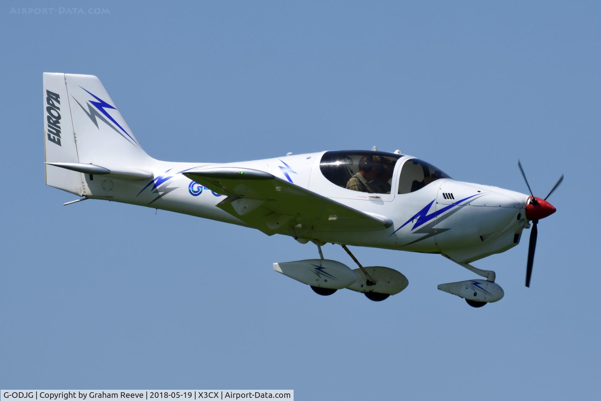 G-ODJG, 1996 Europa Tri-Gear C/N PFA 247-12889, Landing at Northrepps.