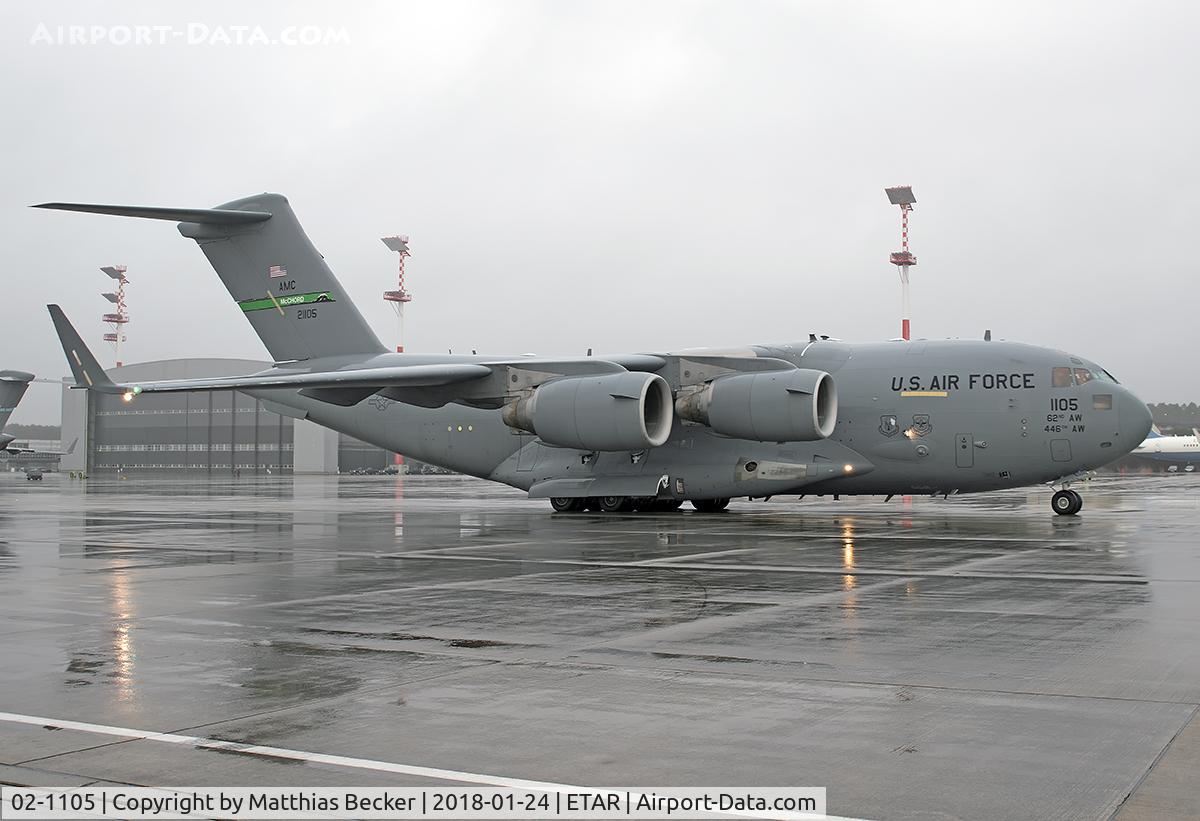 02-1105, 2002 Boeing C-17A Globemaster III C/N 50114, 02-1105