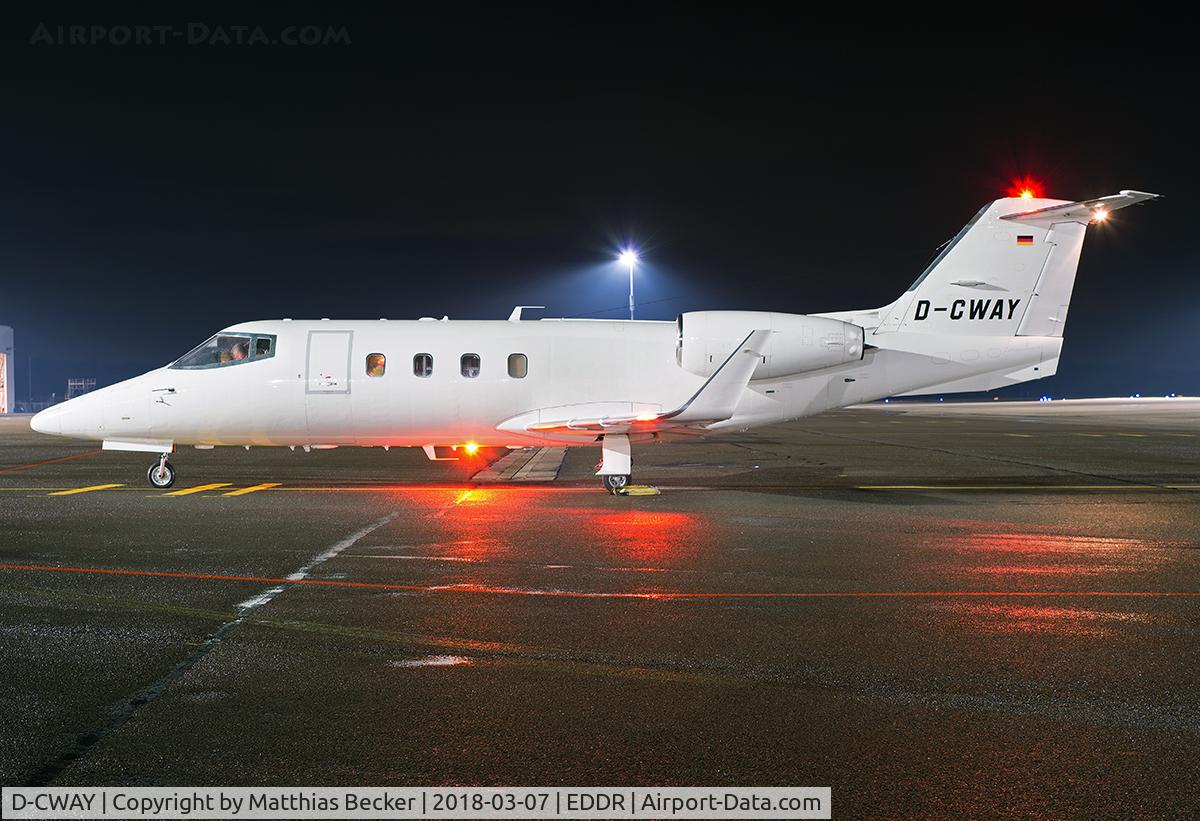 D-CWAY, 1984 Learjet 55ER C/N 55-107, D-CWAY