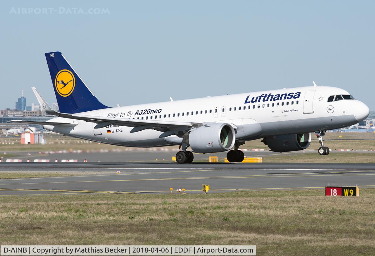 D-AINB, 2016 Airbus A320-271N C/N 6864, D-AINB
