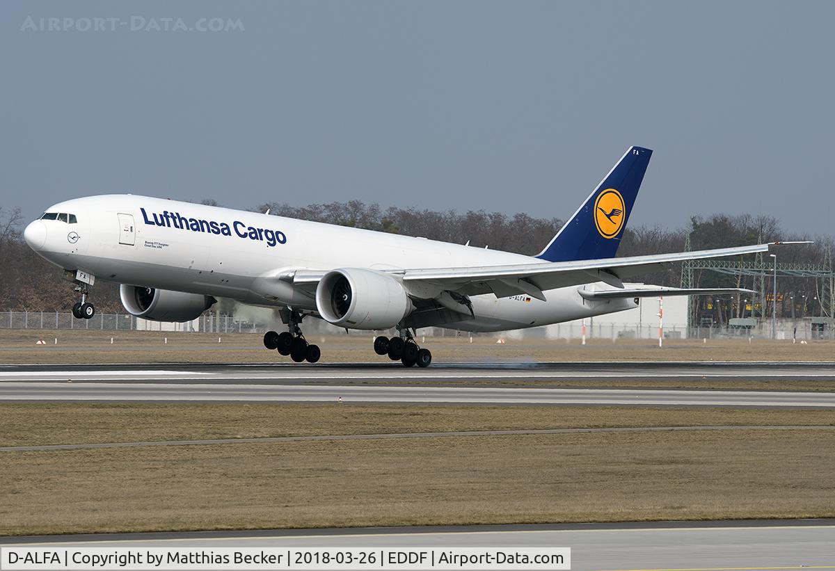D-ALFA, 2013 Boeing 777-FBT C/N 41674, D-ALFA
