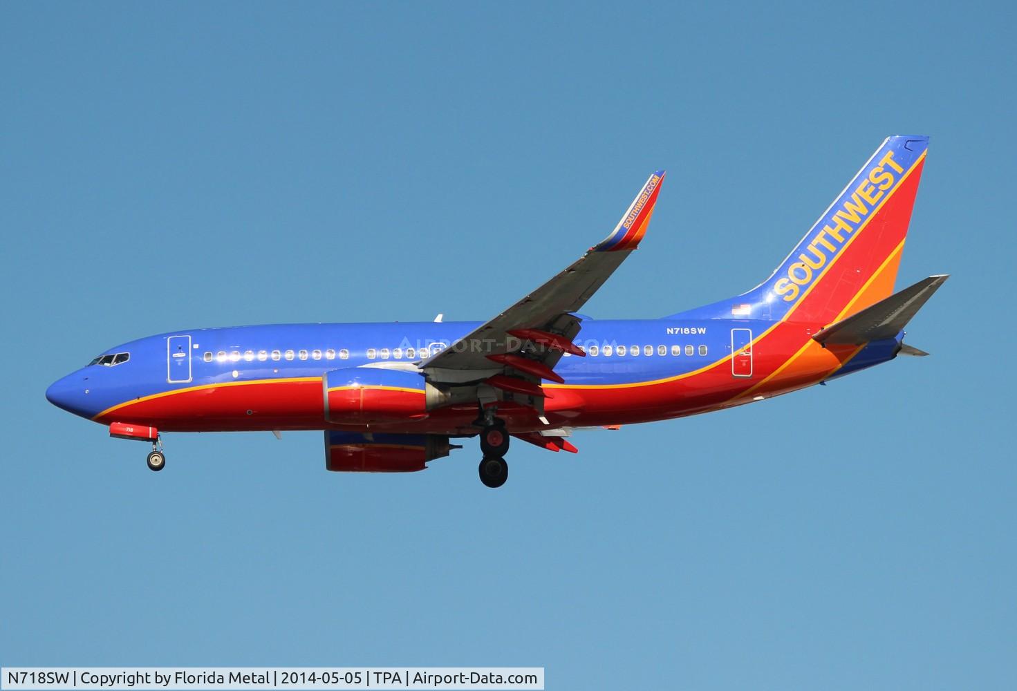 N718SW, 1998 Boeing 737-7H4 C/N 27852, Southwest