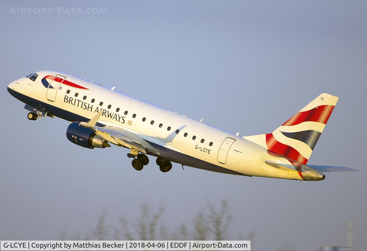 G-LCYE, 2009 Embraer ERJ-170-100STD C/N 17000296, G-LCYE