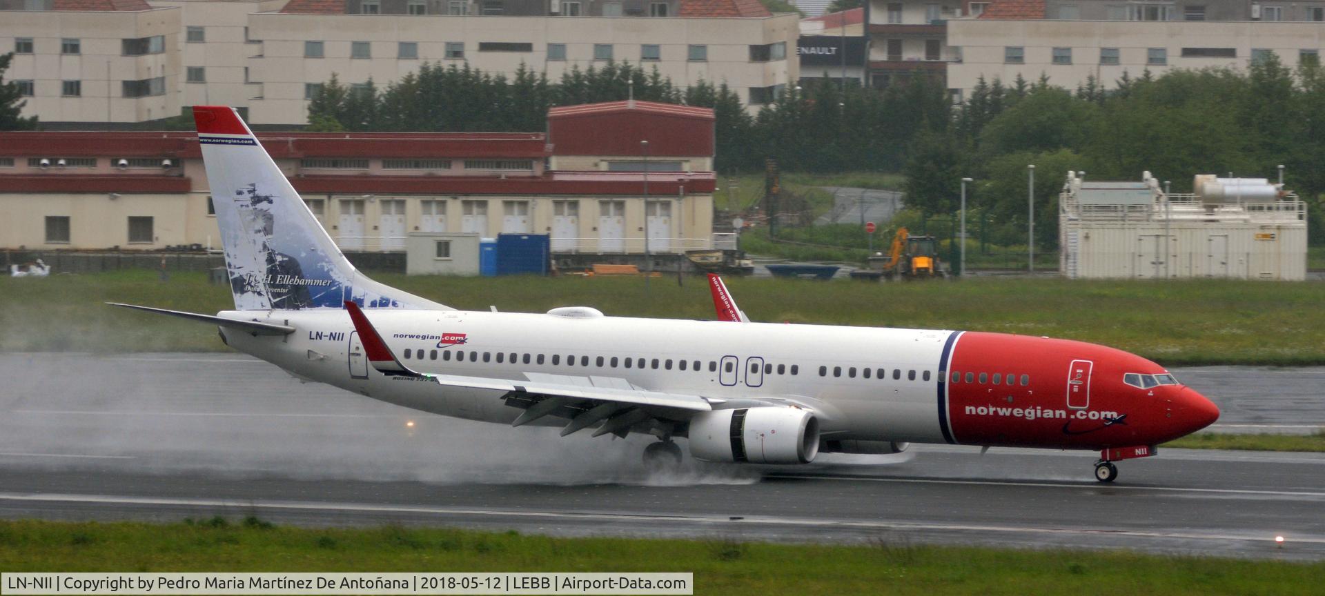 LN-NII, 2014 Boeing 737-8JP C/N 43877, Loiu - Bilbao - Euskadi - España