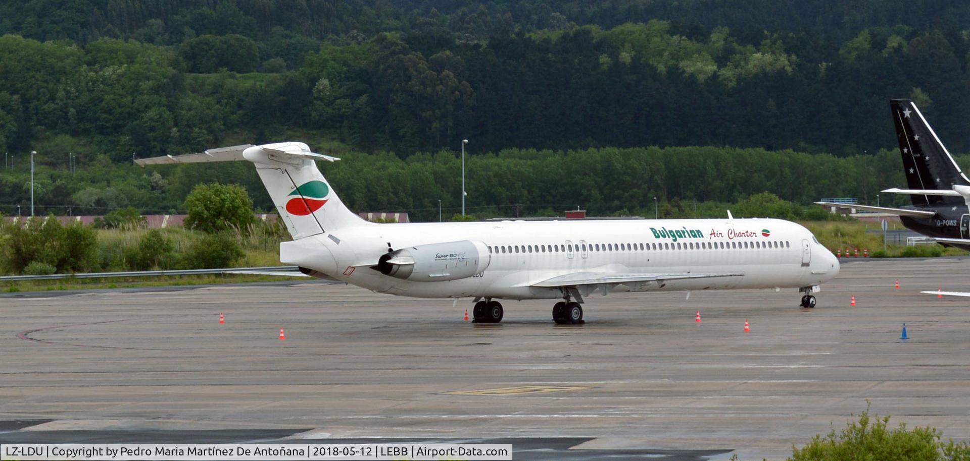 LZ-LDU, 1992 McDonnell Douglas MD-82 (DC-9-82) C/N 53204, Loiu - Bilbao - Euskadi - España