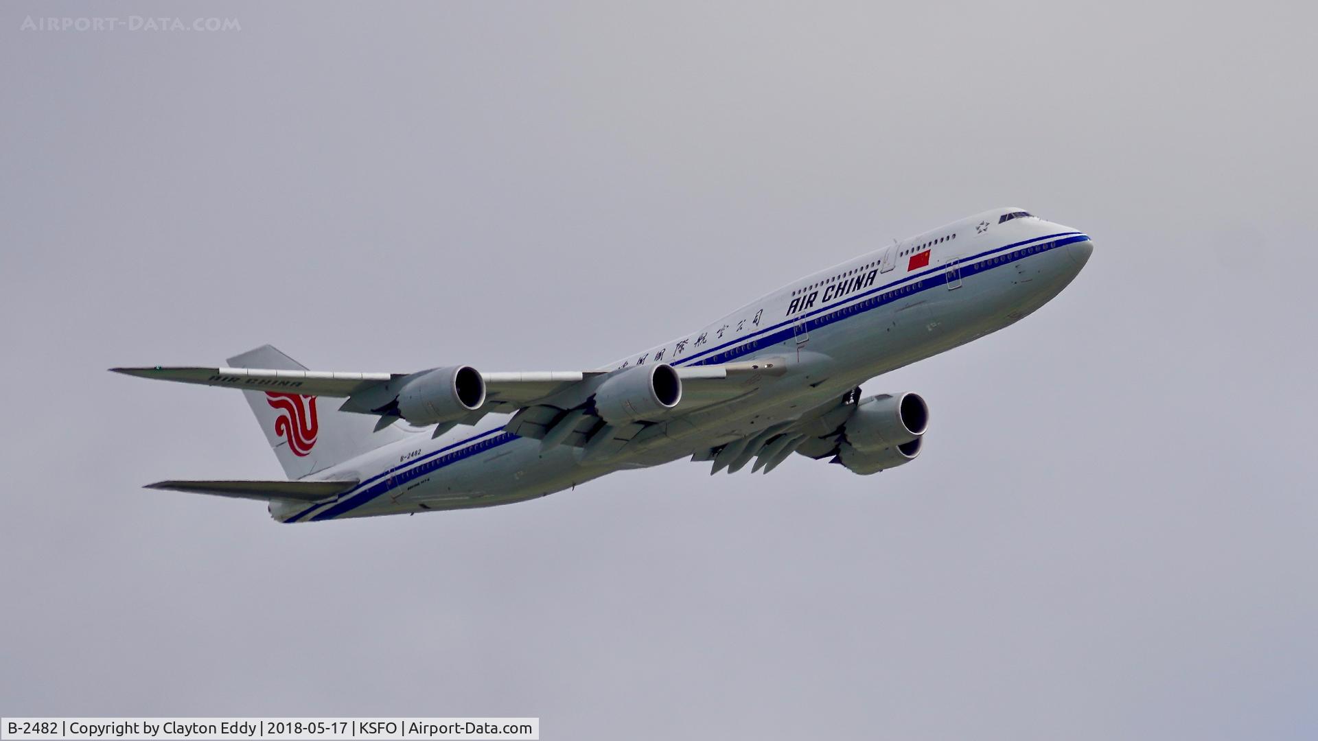 B-2482, Boeing 747-89L C/N 44933, SFO 2018.