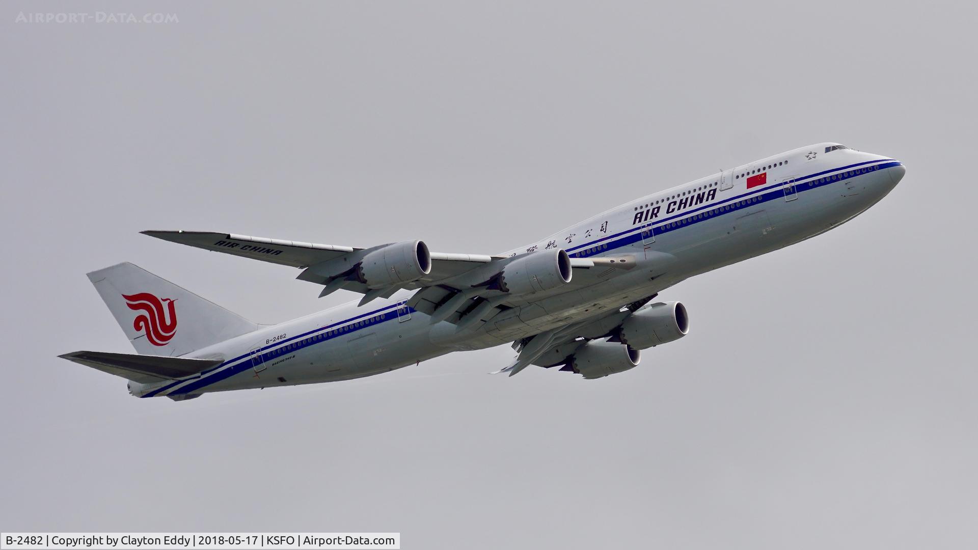 B-2482, Boeing 747-89L C/N 44933, SFO 2018.