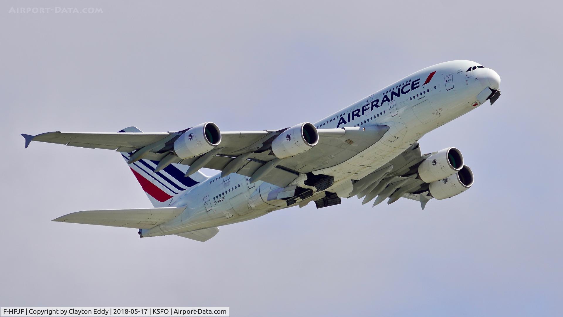 F-HPJF, 2010 Airbus A380-861 C/N 064, SFO 2018.
