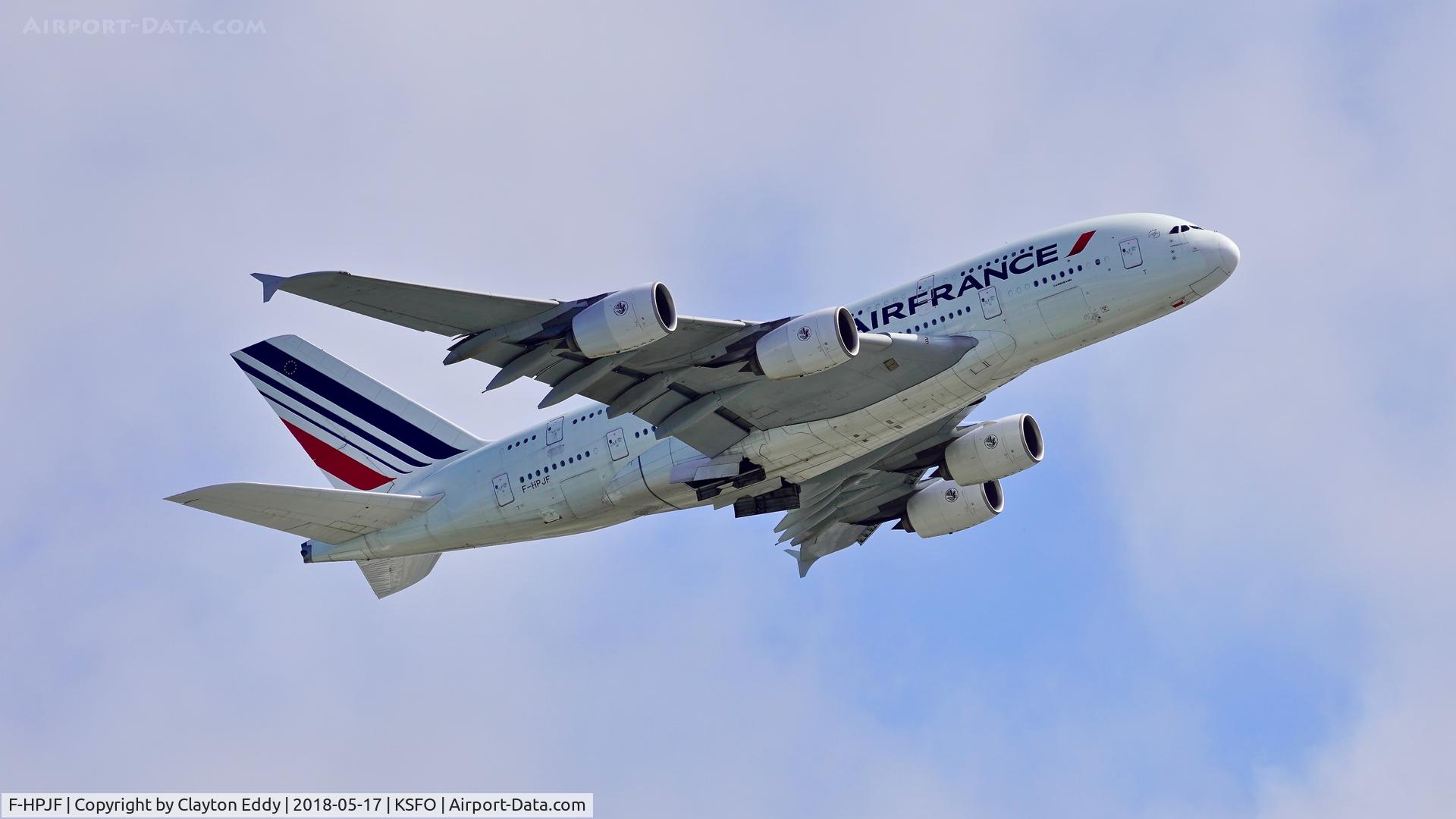 F-HPJF, 2010 Airbus A380-861 C/N 064, SFO 2018.