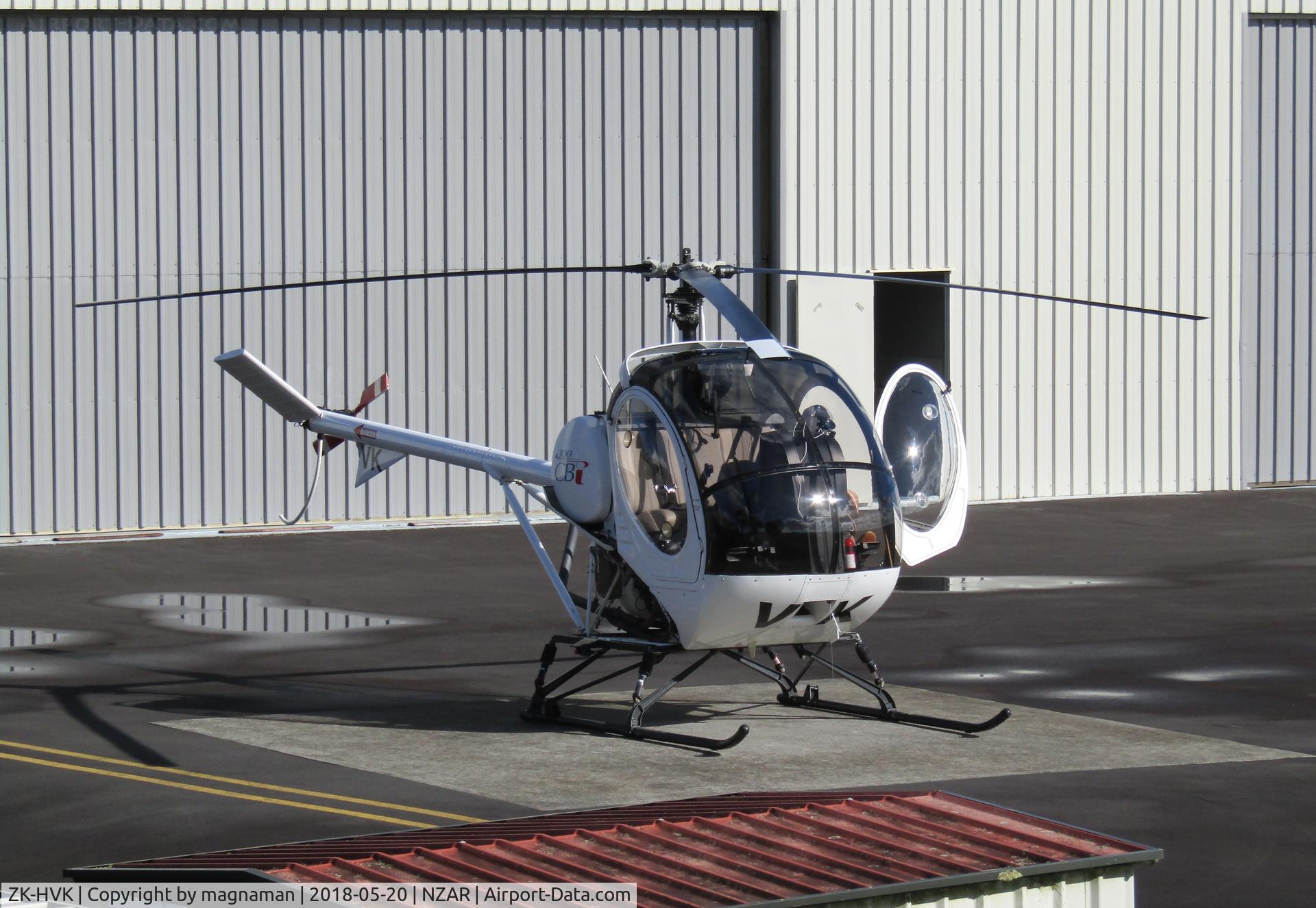 ZK-HVK, Schweizer 269C-1 C/N 0177, on apron getting ready for fun