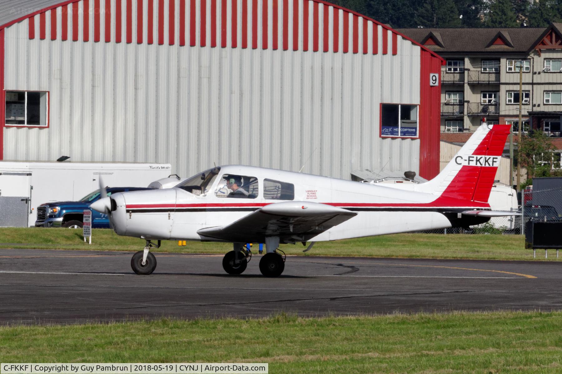 C-FKKF, 1974 Piper PA-28-140 Cherokee C/N 28-7425253, Run-up
