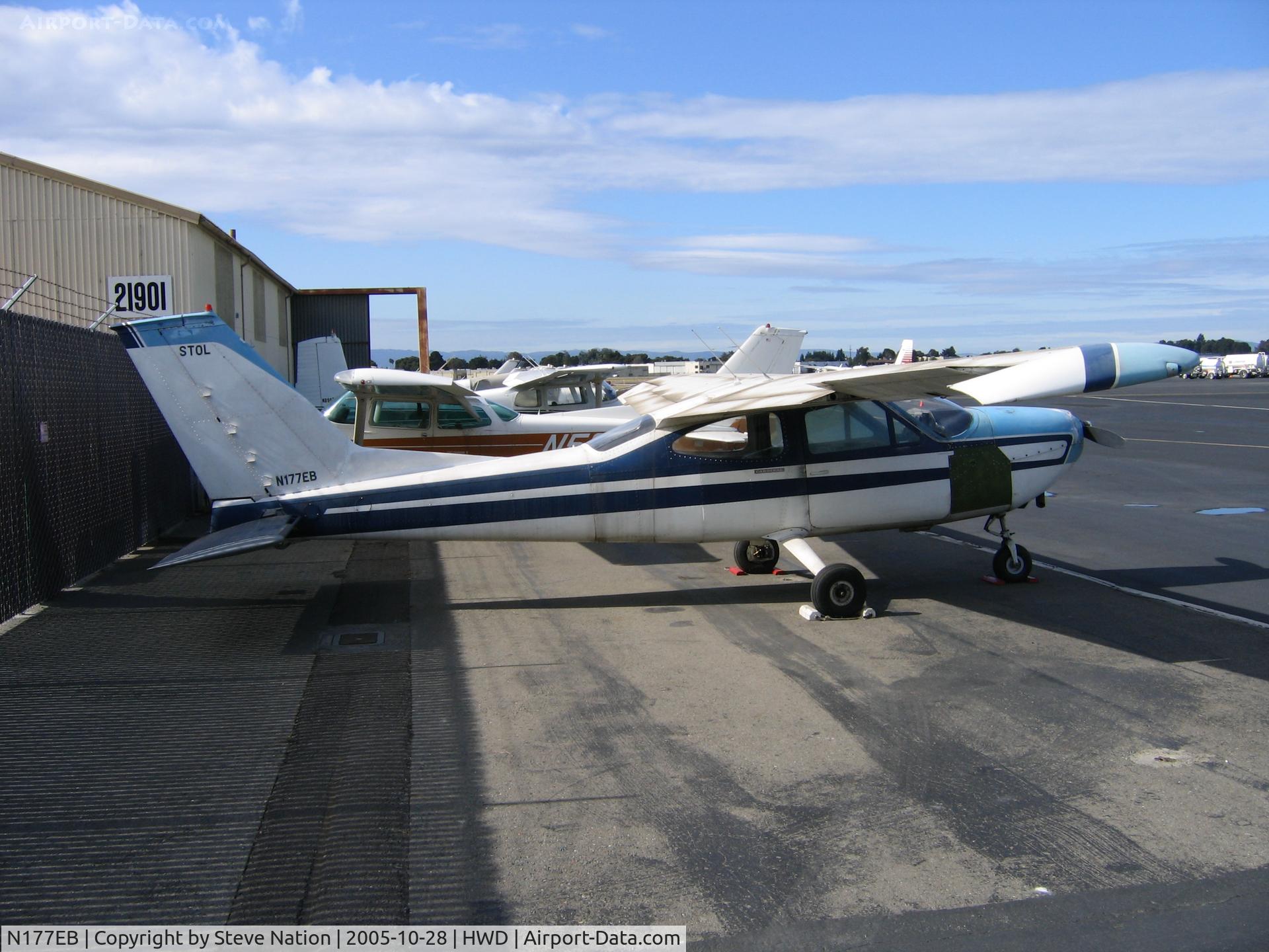 N177EB, 1967 Cessna 177 Cardinal C/N 17700562, 1967 Cessna 177 at Hayward, CA