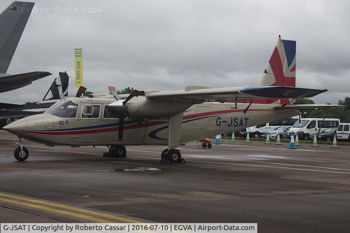 G-JSAT, 1995 Britten-Norman BN-2T Islander C/N 2277, RIAT16