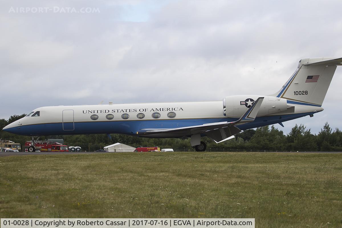 01-0028, 2001 Gulfstream Aerospace VC-37A (Gulfstream V) C/N 620, RIAT17