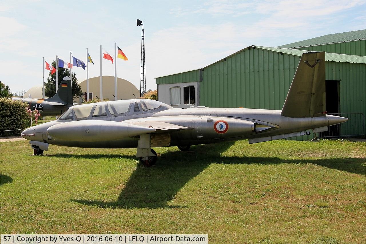 57, Fouga CM-170 Magister C/N 57, Fouga CM-170 Magister, Musée Européen de l'Aviation de Chasse, Montélimar-Ancône airfield (LFLQ)