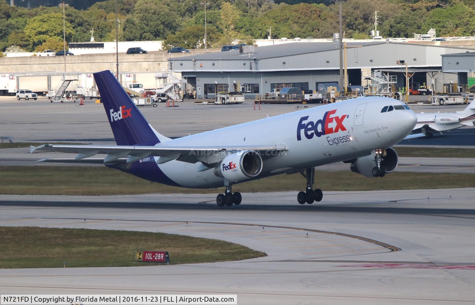 N721FD, 1988 Airbus A300B4-622R C/N 477, Fed EX