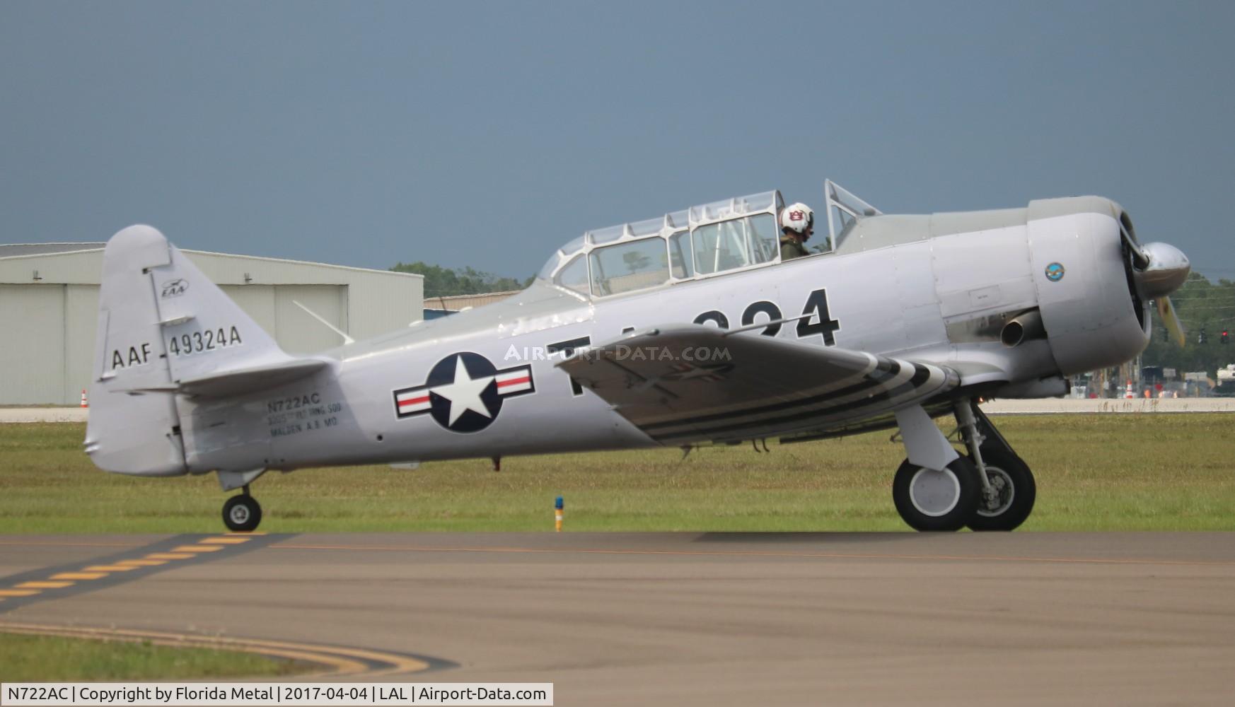 N722AC, North American AT-6G Texan C/N 168-346 (49-3242), AT-6G